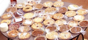 The people of Our Savior's Lutheran made and sold a LOT of pie!