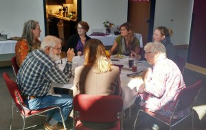 Discussion continued over lunch and was very lively!