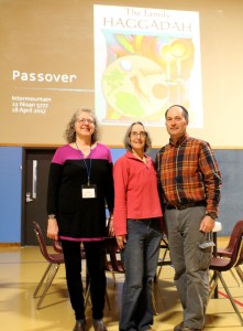 Edie Kort (volunteer), Janet Tatz, and Jim Nallick - Our Jewish Education Team!