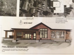 initial rendering of exterior redesign